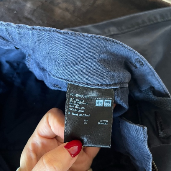 Uniqlo | Relaxed Cotton Men’s Jogger Navy Blue Medium 30-33 - Picture 4 of 7